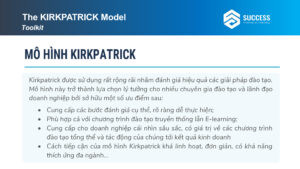 Ebook Mô hình KIRKPATRICK - Đánh giá hiệu quả sau đào tạo